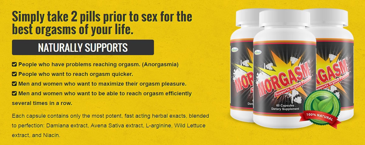 Morgasm Climax Support For Men and Women Pills Take 2 In USA