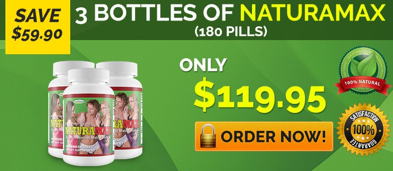 3 Bottle Naturamax Capsules - 180 Pills In USA