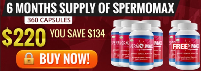 1 Month Supply Of Spermomax - 360 Capsules 220$ You Save 134$ In USA