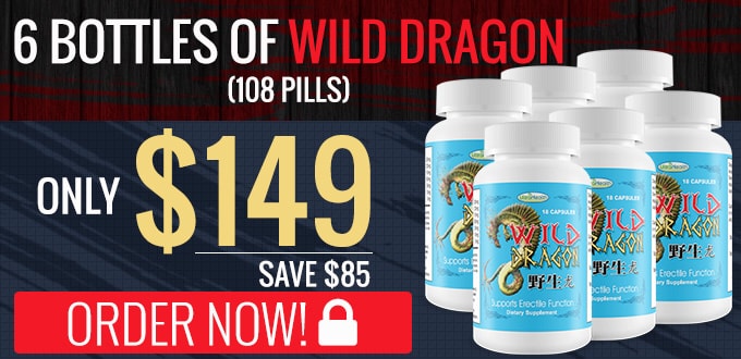6 Bottle Wild Dragon Tablets - 350 Pills