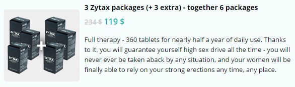Zytax Tablets 3 plus 3 Free Order Online In USA